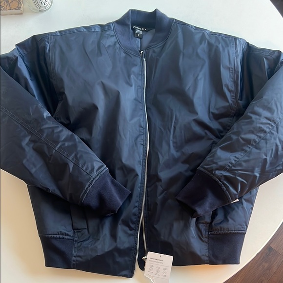 NEW Athleta x Simon Biles Sateen Bomber Jacket Small - Picture 1 of 5